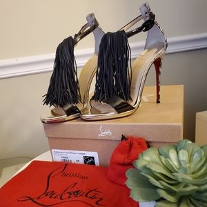 Christian Louboutin Casanovella 120 Glitter Sirene